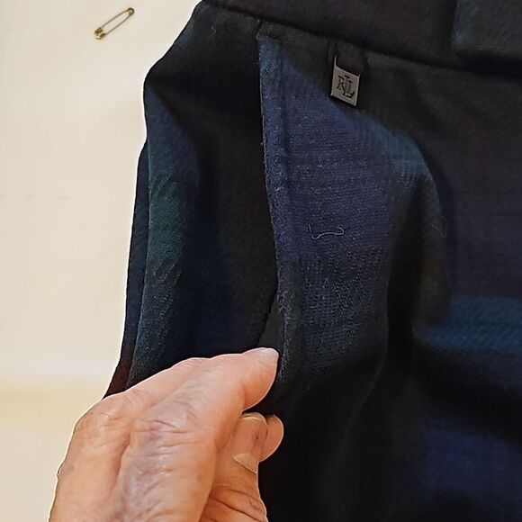 Lauren by Ralph Lauren black label plaid pants size small. - Picture 6 of 11